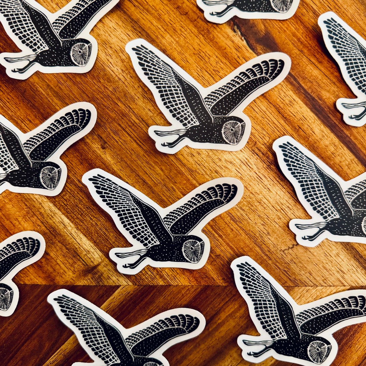 Owl Sticker with Clear Background