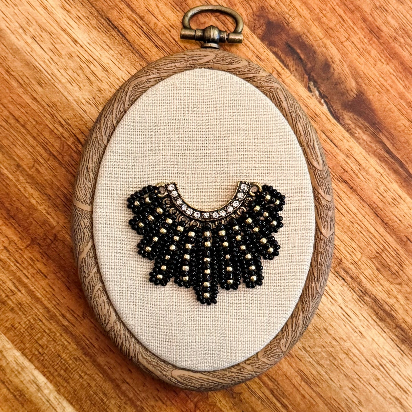 RBG “Dissent” Collar Needlepoint