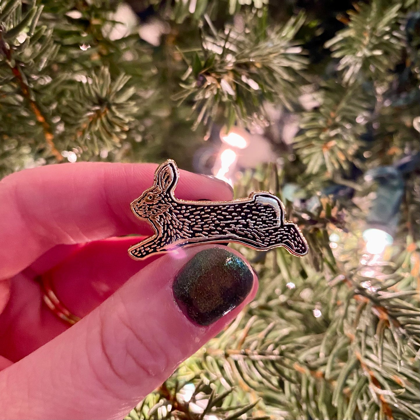 Enamel Bunny Pin