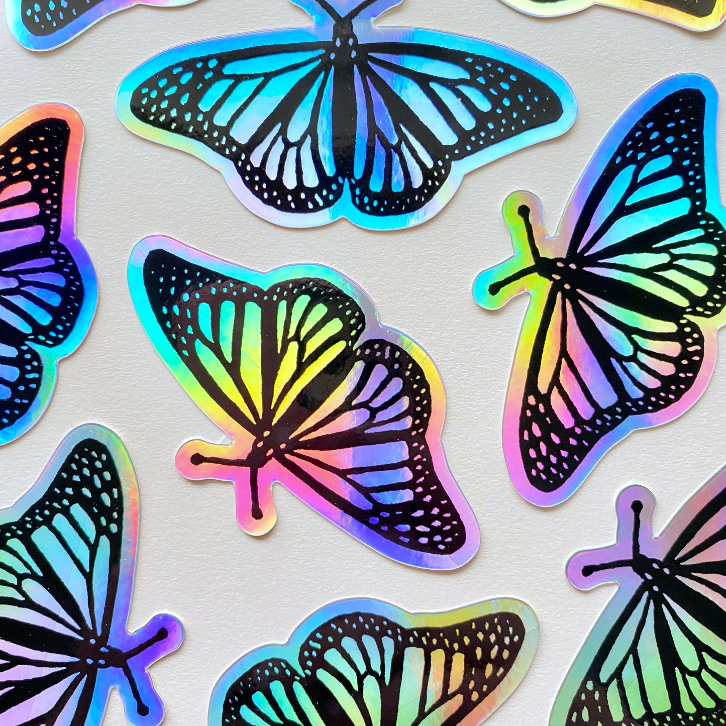 Holographic Butterfly Sticker