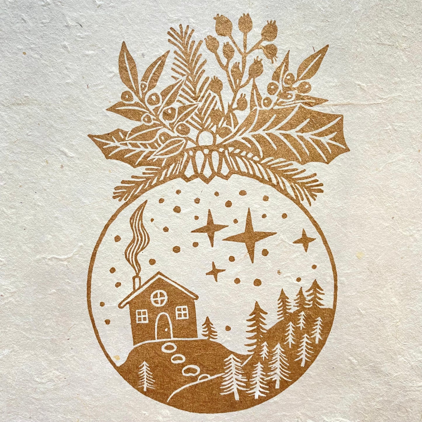 Gold Ornament Print