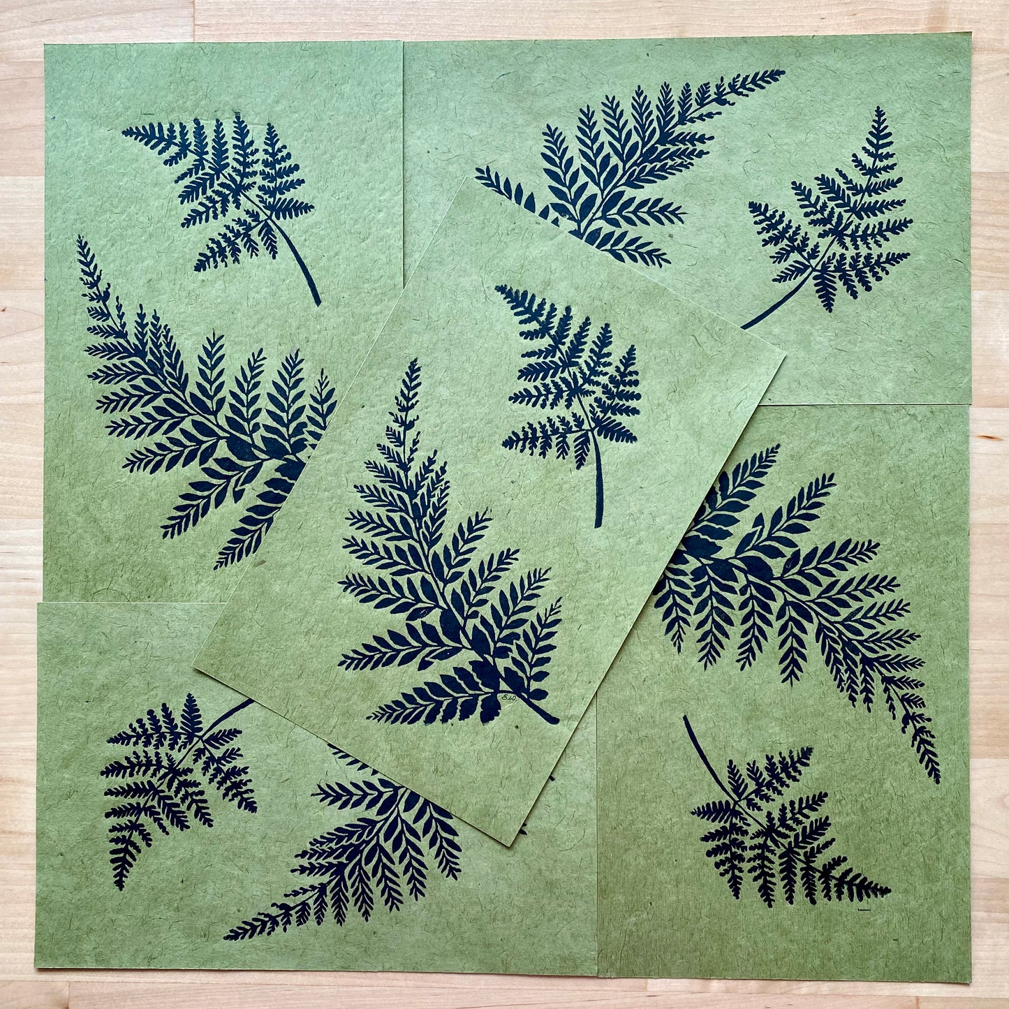 Two Ferns Print
