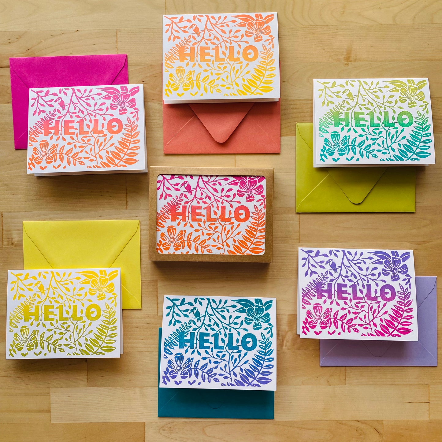Happy Hello Cards (Set of 6)
