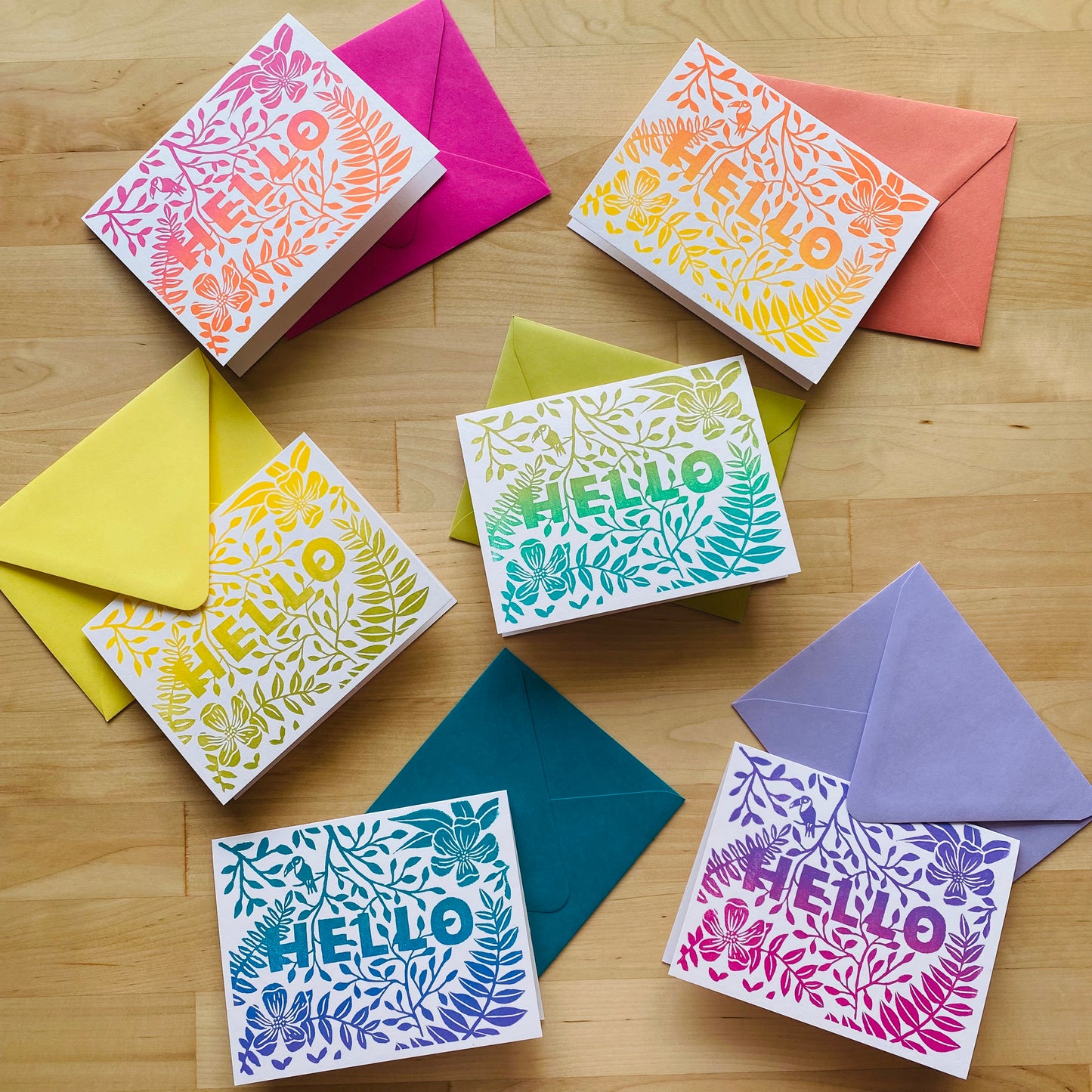 Happy Hello Cards (Set of 6)