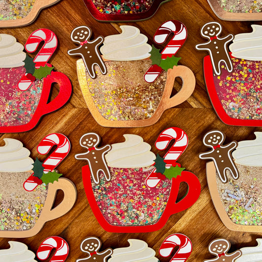 Holiday Mug Shaker Card