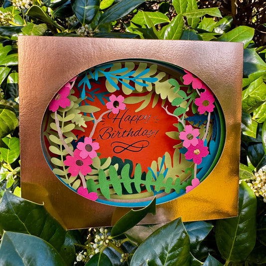 Botanical Birthday Card