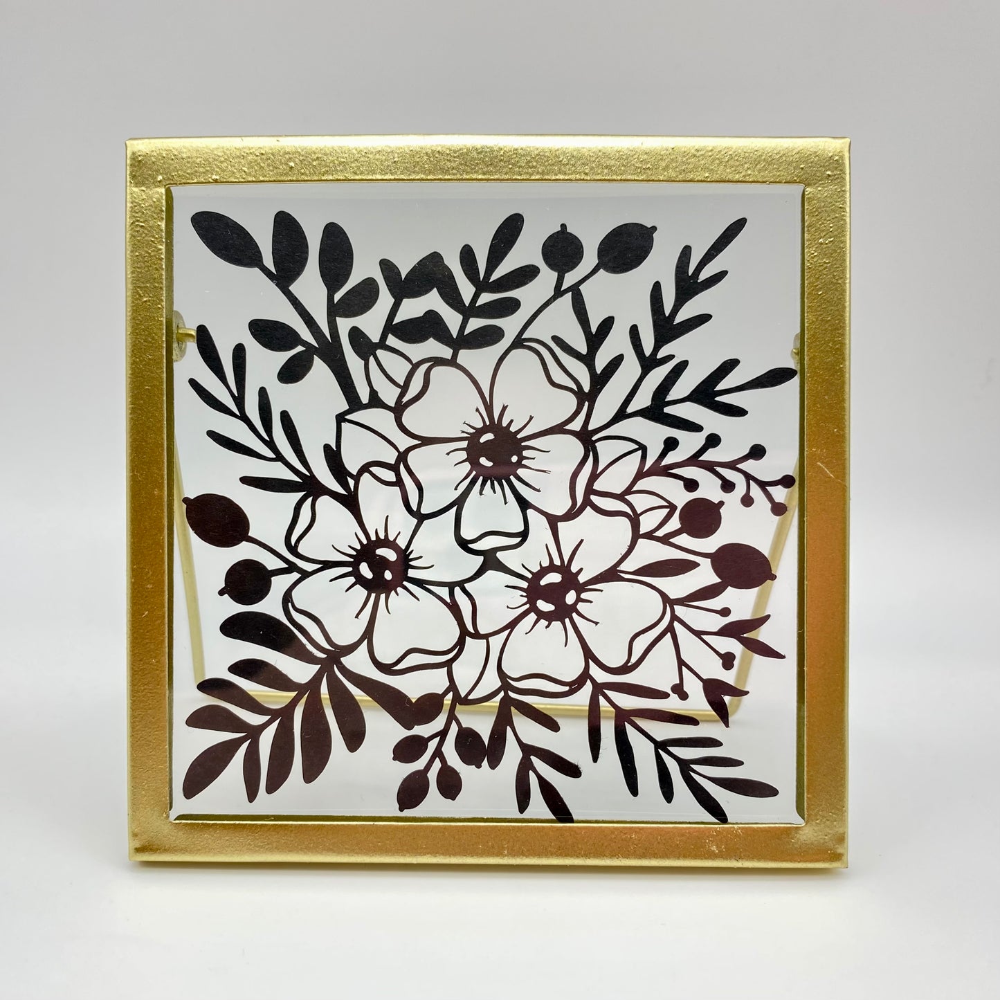 Framed Mini Floral Paper Cut