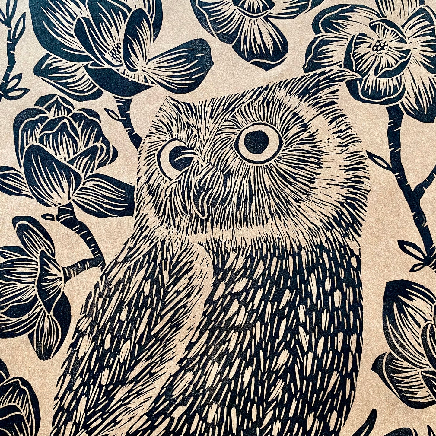 Magnolia Owl Print